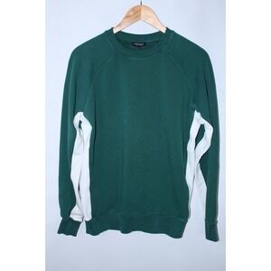 Ron Dorff Men's Small Green White Crew Neck Sweatshirt‎